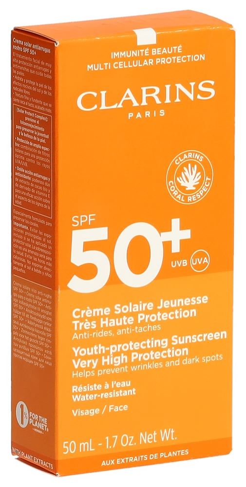 Image of Clarins Protecteur Visage Crème Sun Protection Factor 50 +
