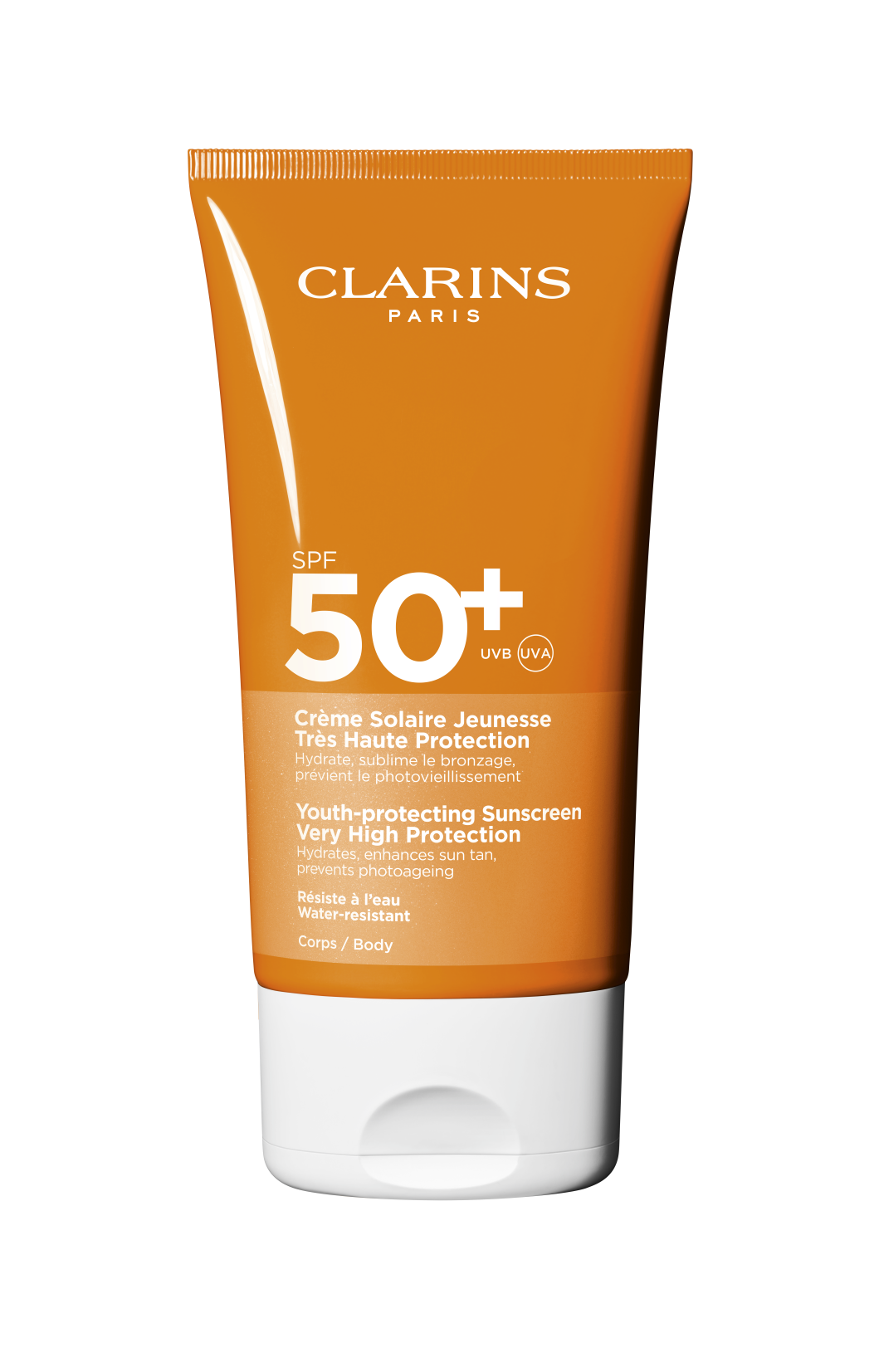 Clarins Solaires Crême pour le Corps Sun Protection Factor 50 + (re) 150 ml