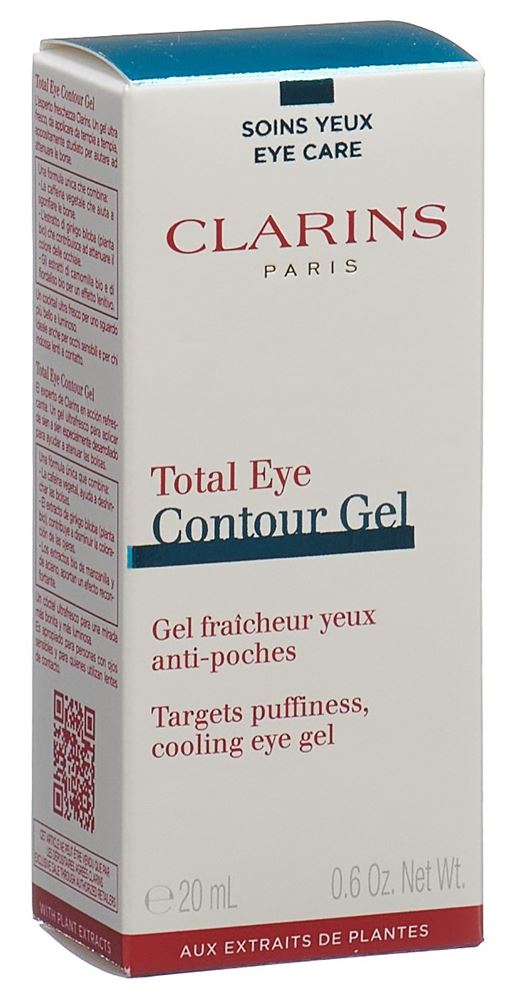 Clarins Total Eye Contour Gel Cooling Eye Gel 20ml Femme