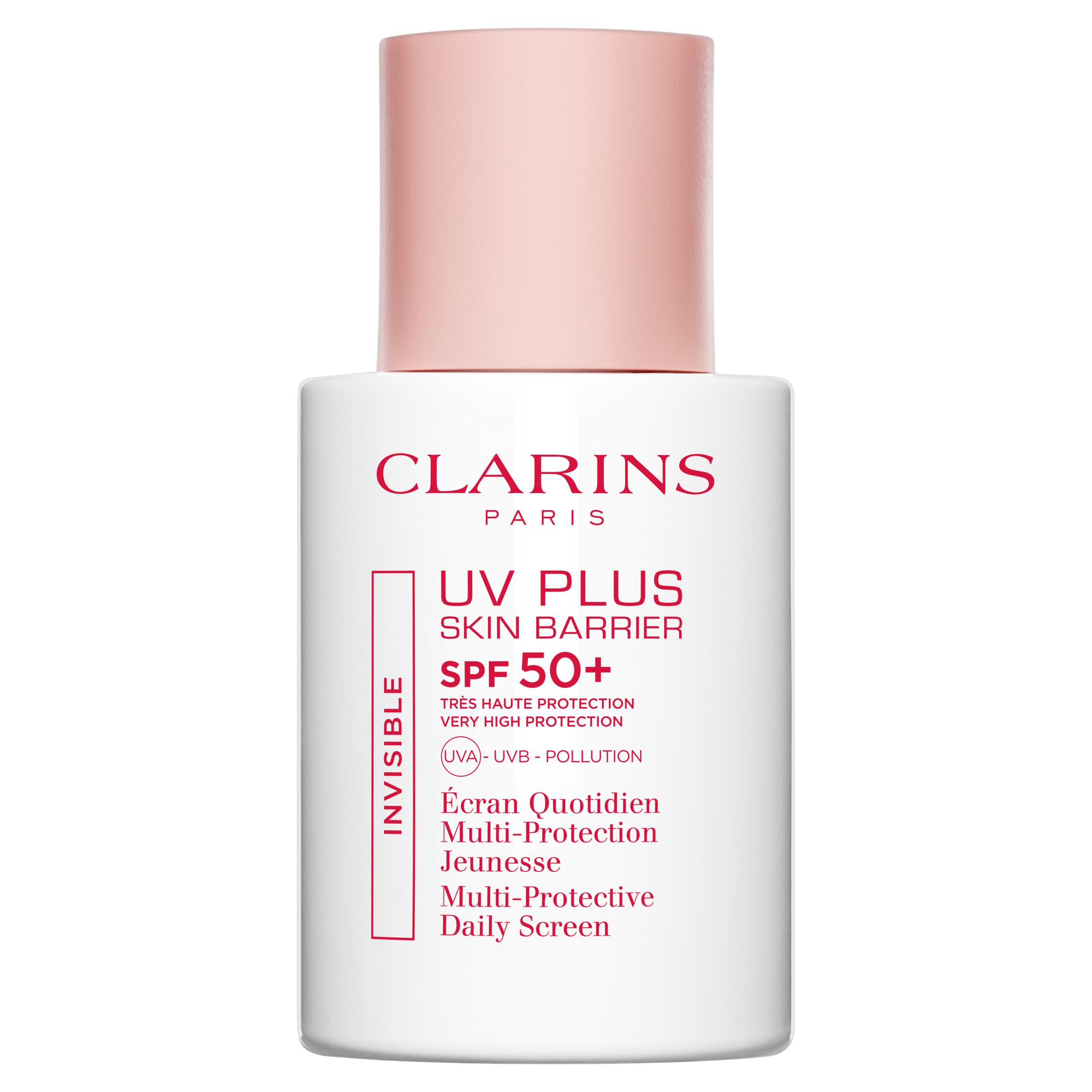 Clarins UV Plus Translucent Spf50 Emea 30 ml remains the same in Italian as it is a brand name.