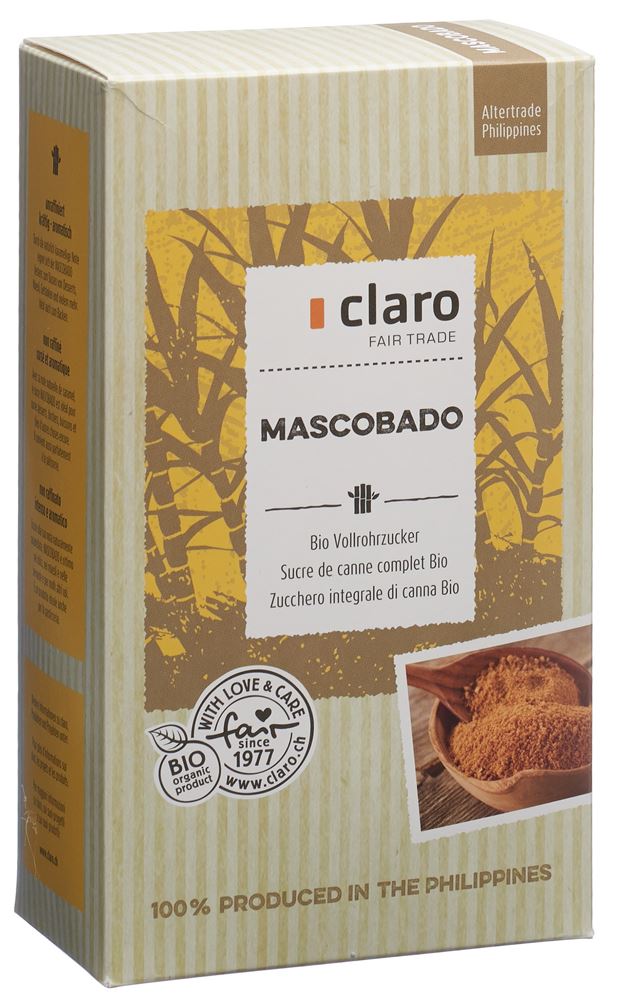 Image of Claro Mascobado Vollrohrzucker Bio 1 kg