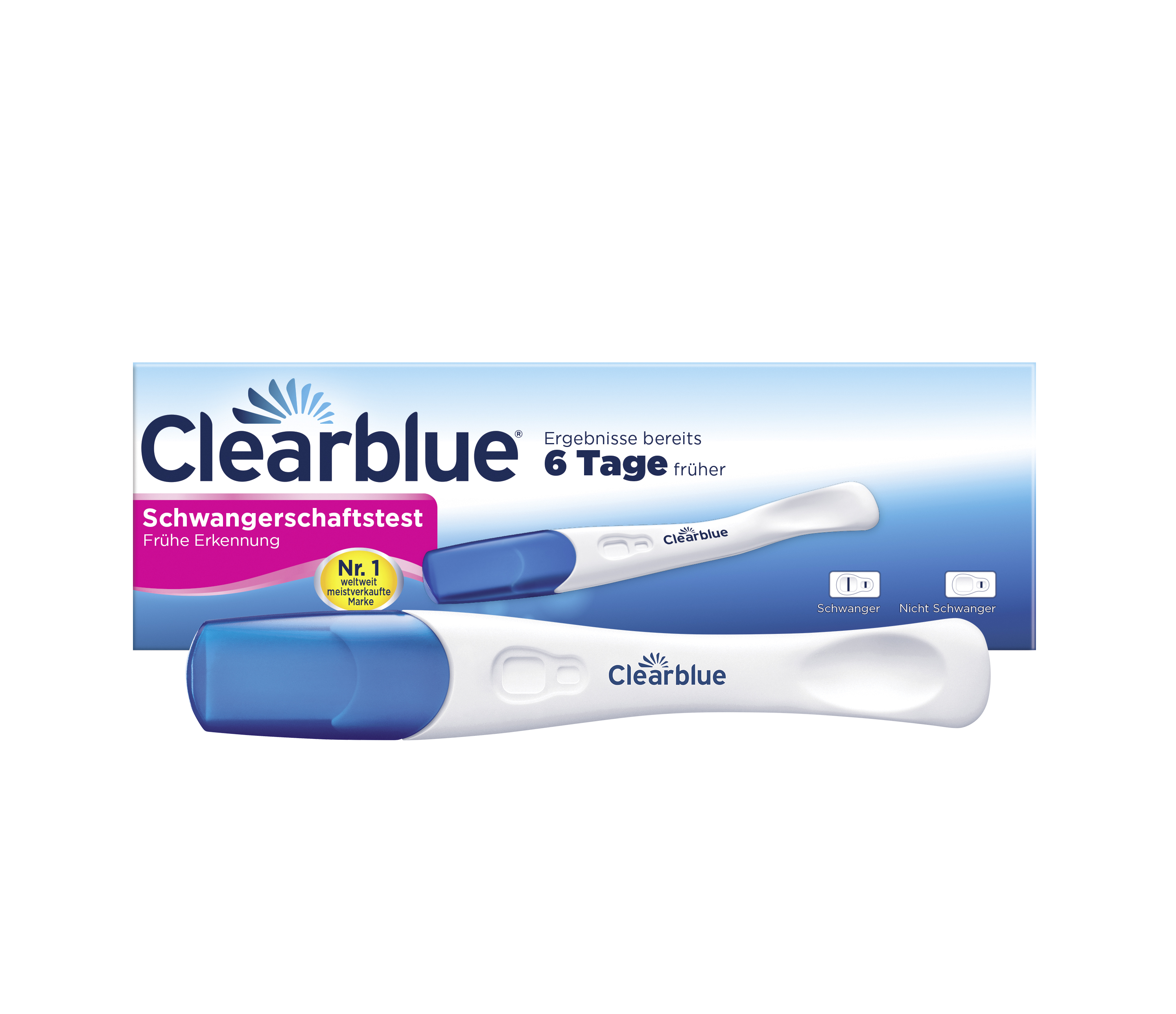 Image of Clearblue Schwangerschaftstest Frühe Erkennung