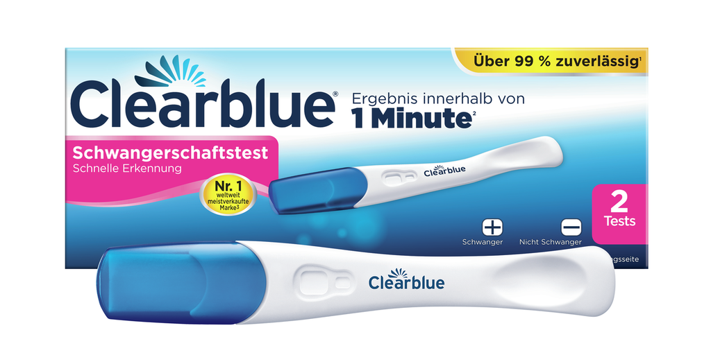 Image of Clearblue Schwangerschaftstest Schnelle Erkennung 2 Stk