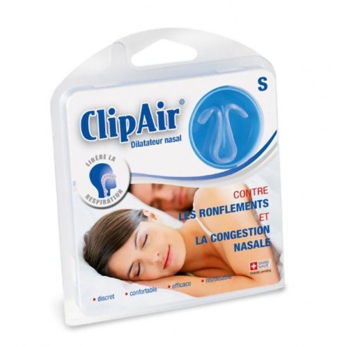 ClipAir dilatateur nasal S contre les ronflements et la congestion nasale