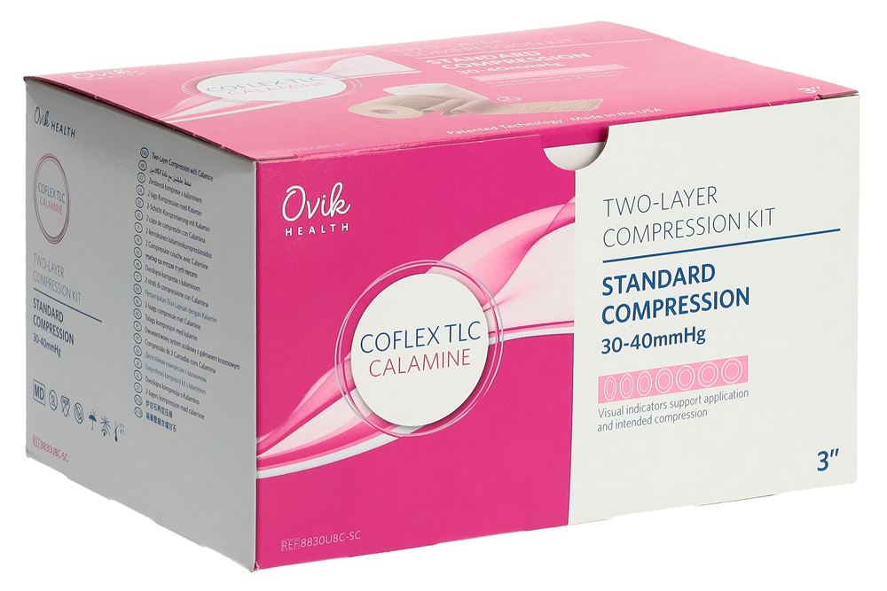 CoFlex Compressions-Kit TLC Calamine-S 7.62cm 30-40 mmHG latexfrei