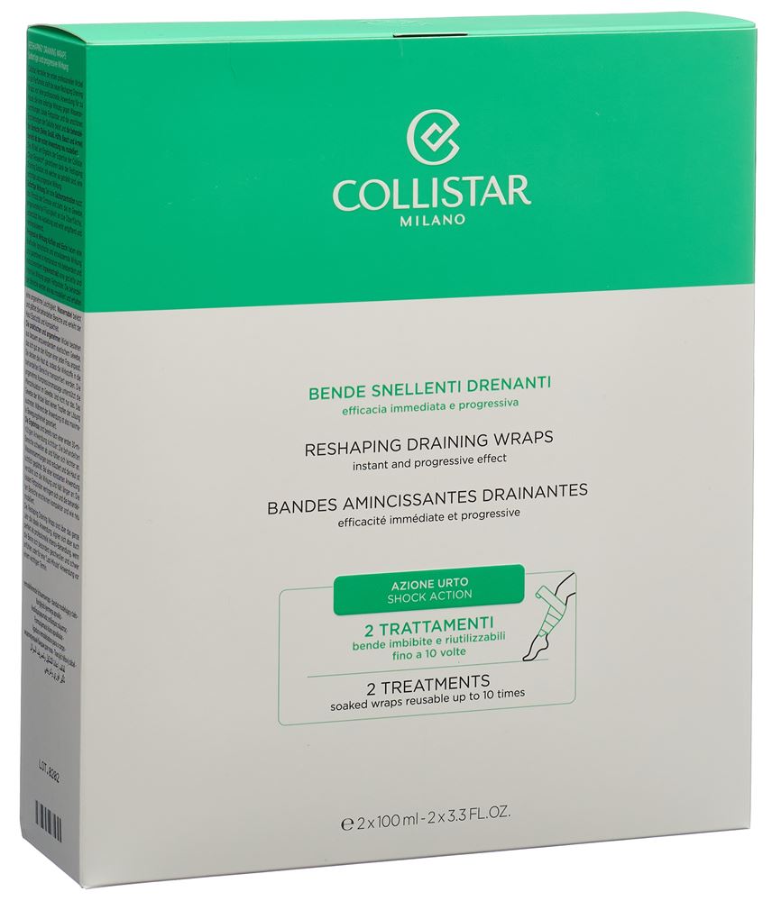 Image of Collistar Reshap Draining Wraps 2 x 100 ml