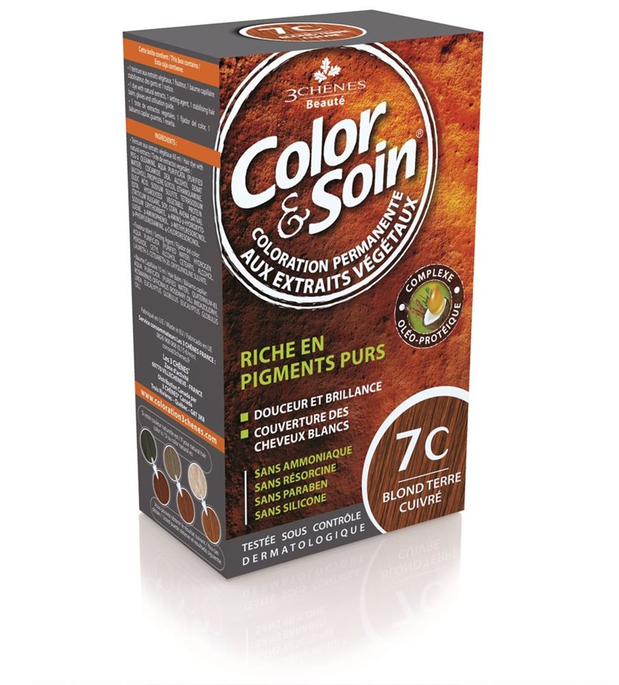 Image of Color & Soin Coloration 7C blond ter cuivré 135 ml