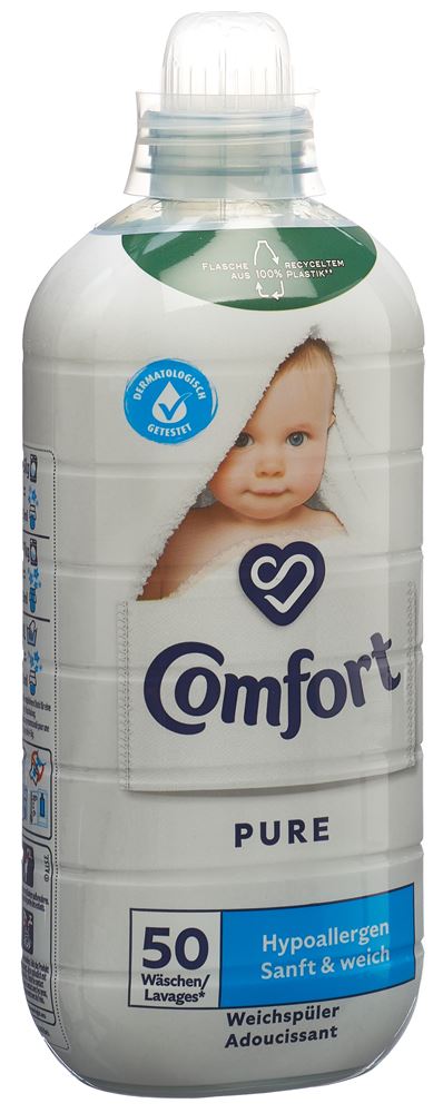 Comfort adoucissant Pure 50 lavages fl 1.25 lt