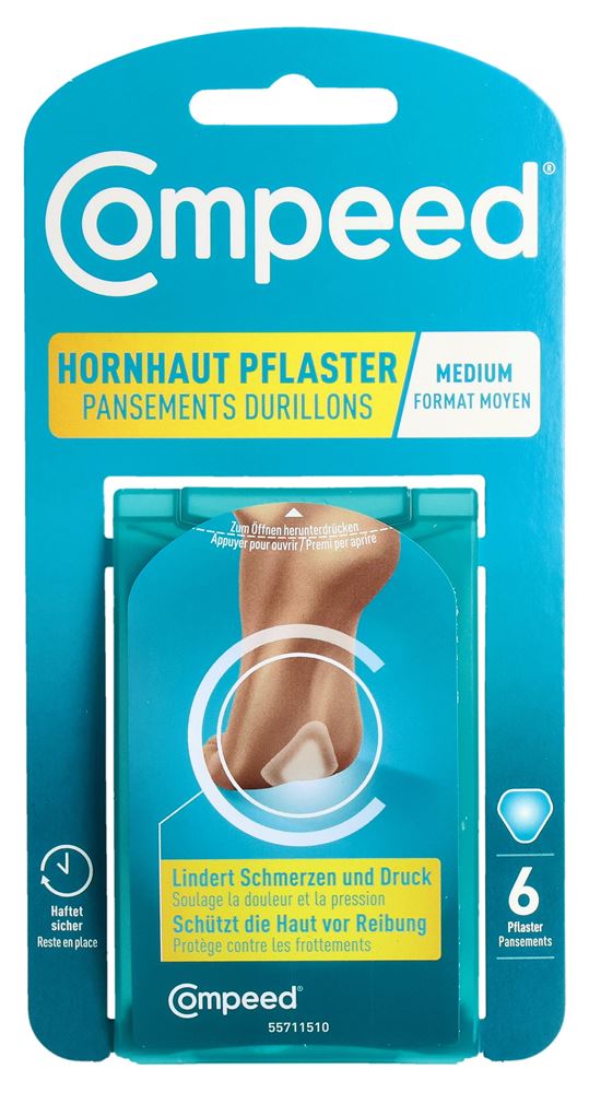 Compeed Hornhaut Pflaster Medium 6 Stk