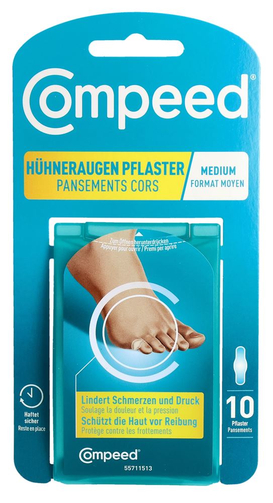 Compeed Hühneraugen Pflaster Medium 10 Stk