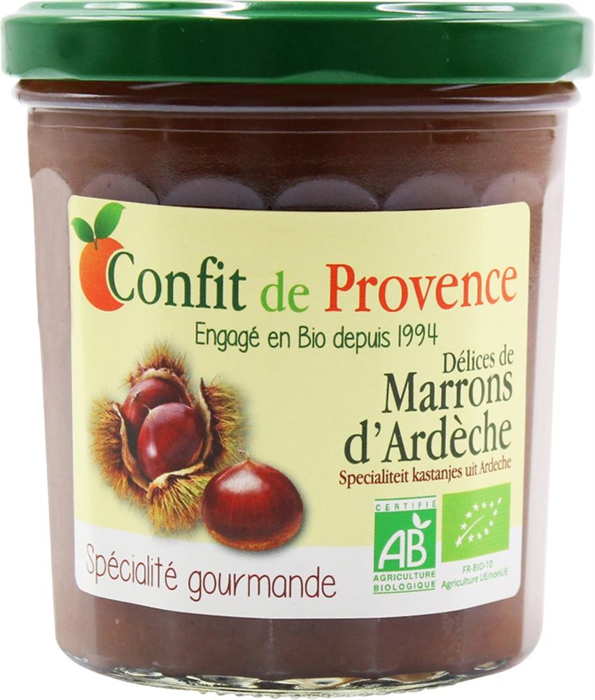 Confit de Provence Konfitüre aus der Ardèche-Kastanie Glas 370 g