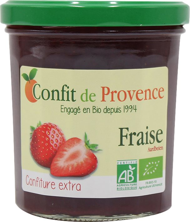 Image of Confit de Provence Konfitüre Erdbeer Glas 370 g