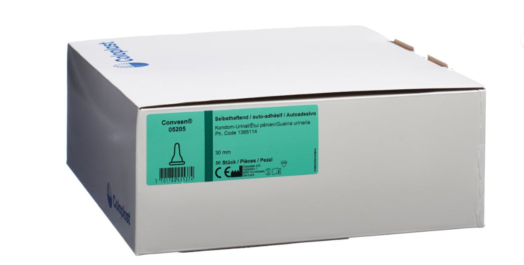 Image of Conveen Kondom Urinal 30mm Haftstreifen 30 Stk
