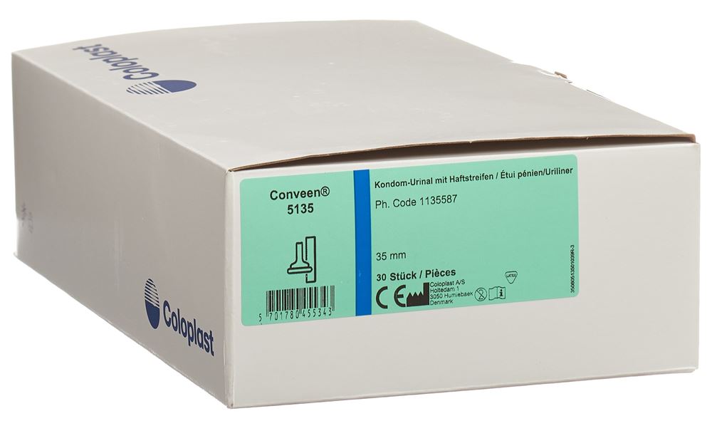 Image of Conveen Kondom Urinal 35mm Haftstreifen 30 Stk