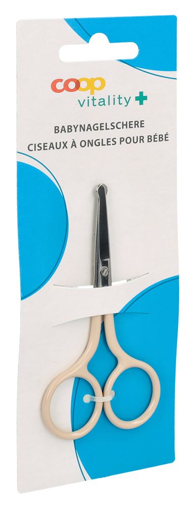 Coop Vitality Babynagelschere beige