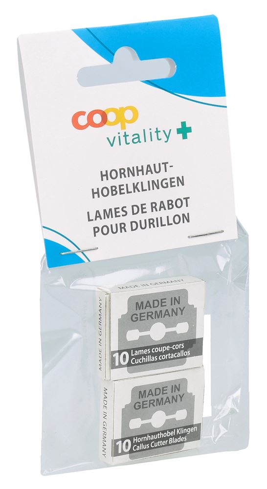 Coop Vitality Hornhauthobelklingen 2 x 10 Stk