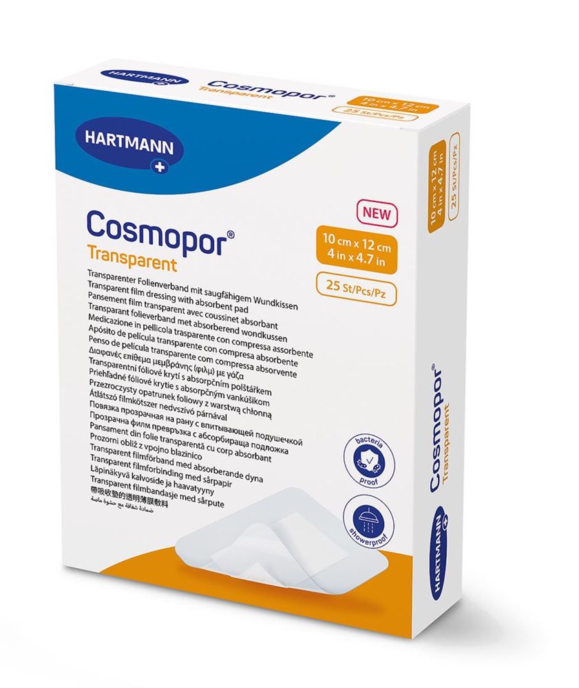 Image of Cosmopor transparent 10x12cm steril 25 Stk