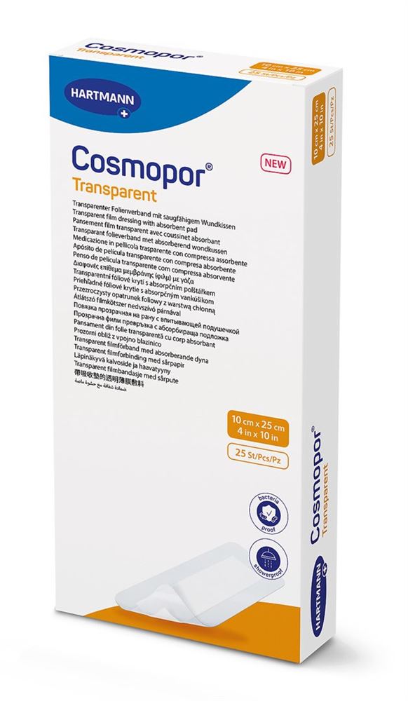 Image of Cosmopor transparent 10x25cm steril 25 Stk