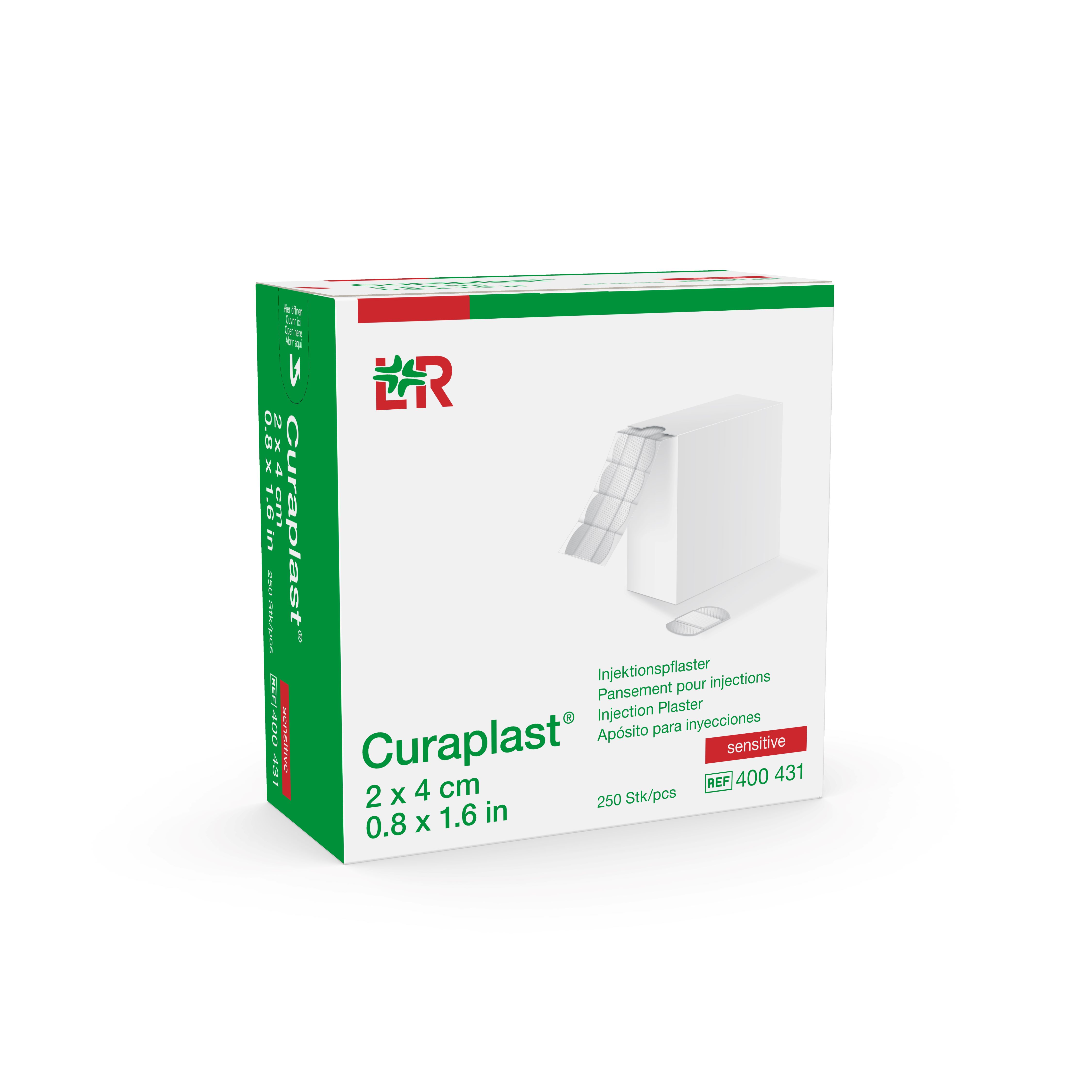 Curaplast Sensitive Injektionspflaster 2x4cm 250 Stk