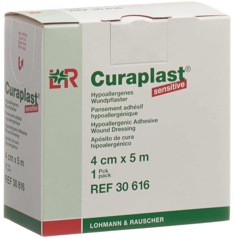 Curaplast cerotto adesivo 4cmx5m color carne rotolo