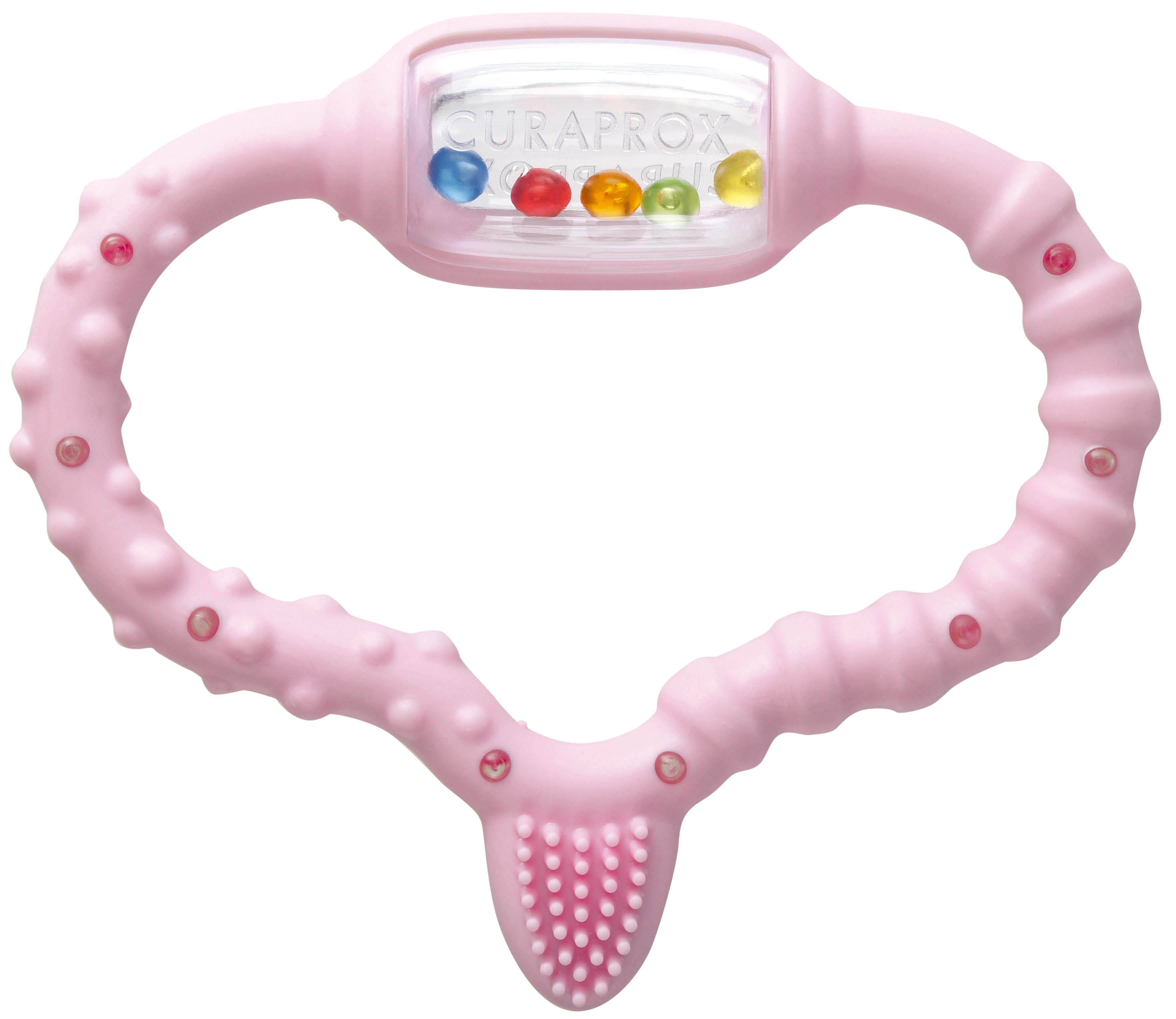 Image of Curaprox baby Beissring pink