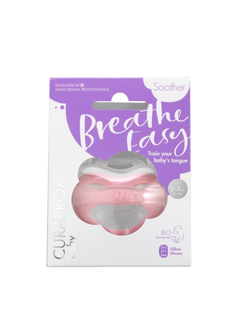 Curaprox baby Schnuller Gr0 pink single