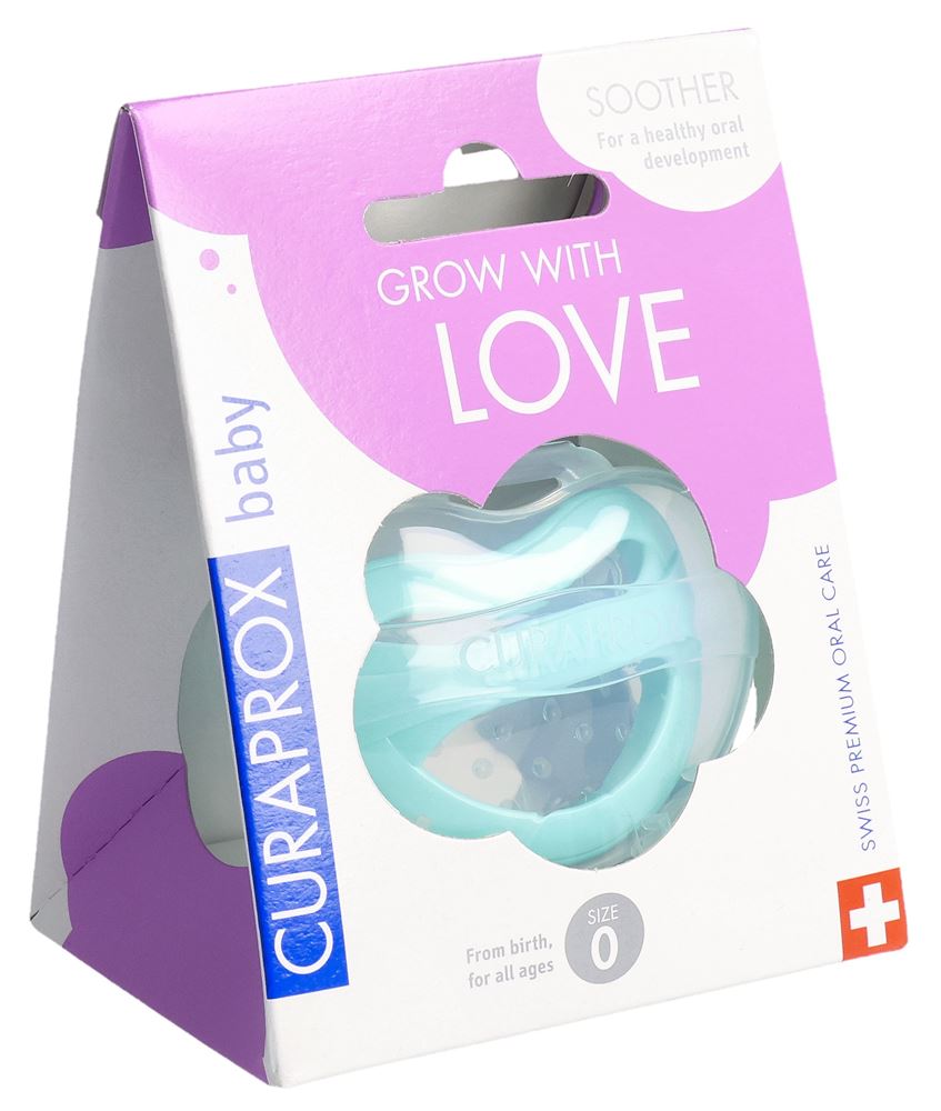 Curaprox Baby Schnuller Gr0 türkis