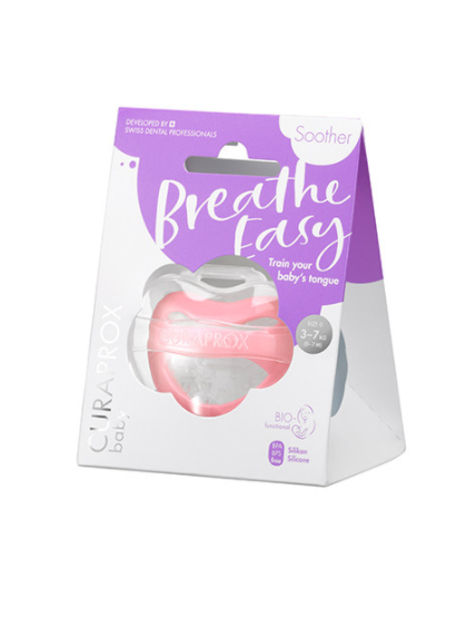 Curaprox baby Schnuller Gr2 pink single