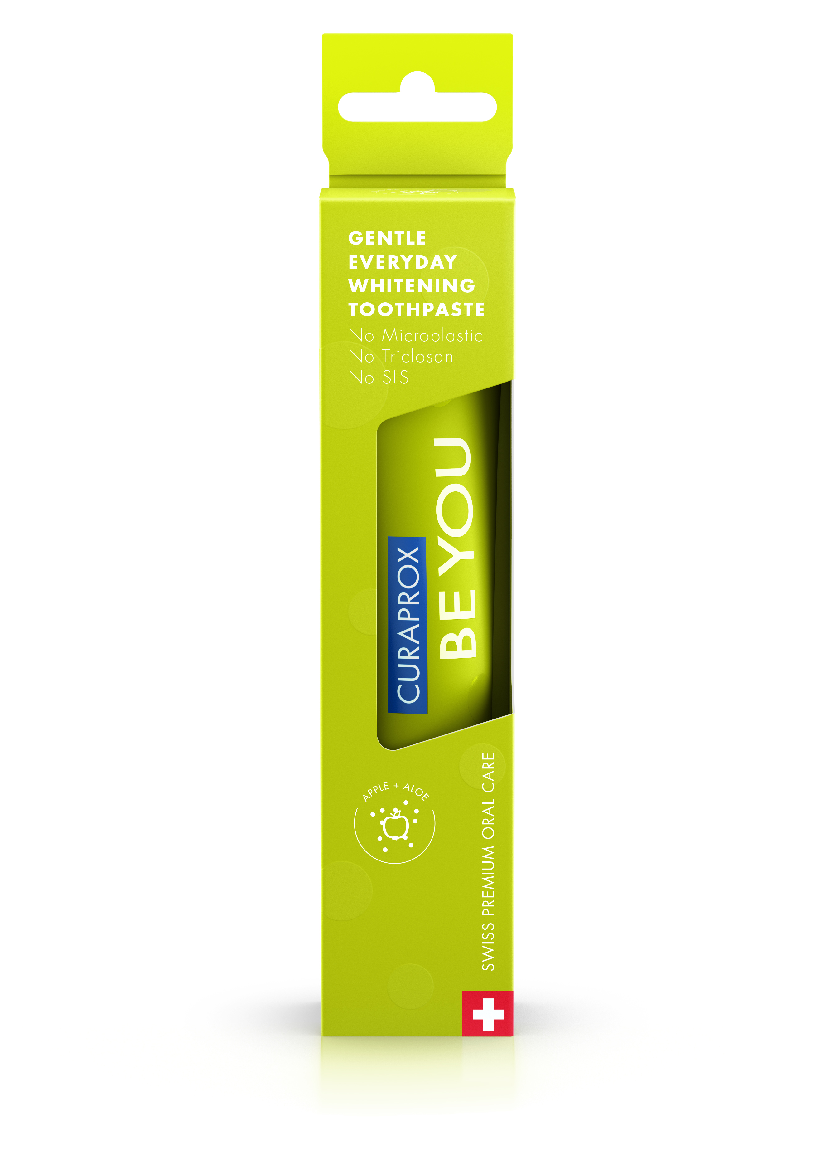 Curaprox Be you Apfel+Aloe grün Karton 60 ml