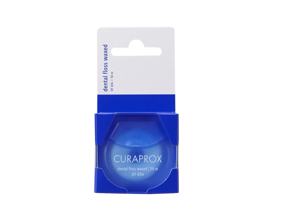 Image of Curaprox DF 834 Zahnseide 50m gewachst mint