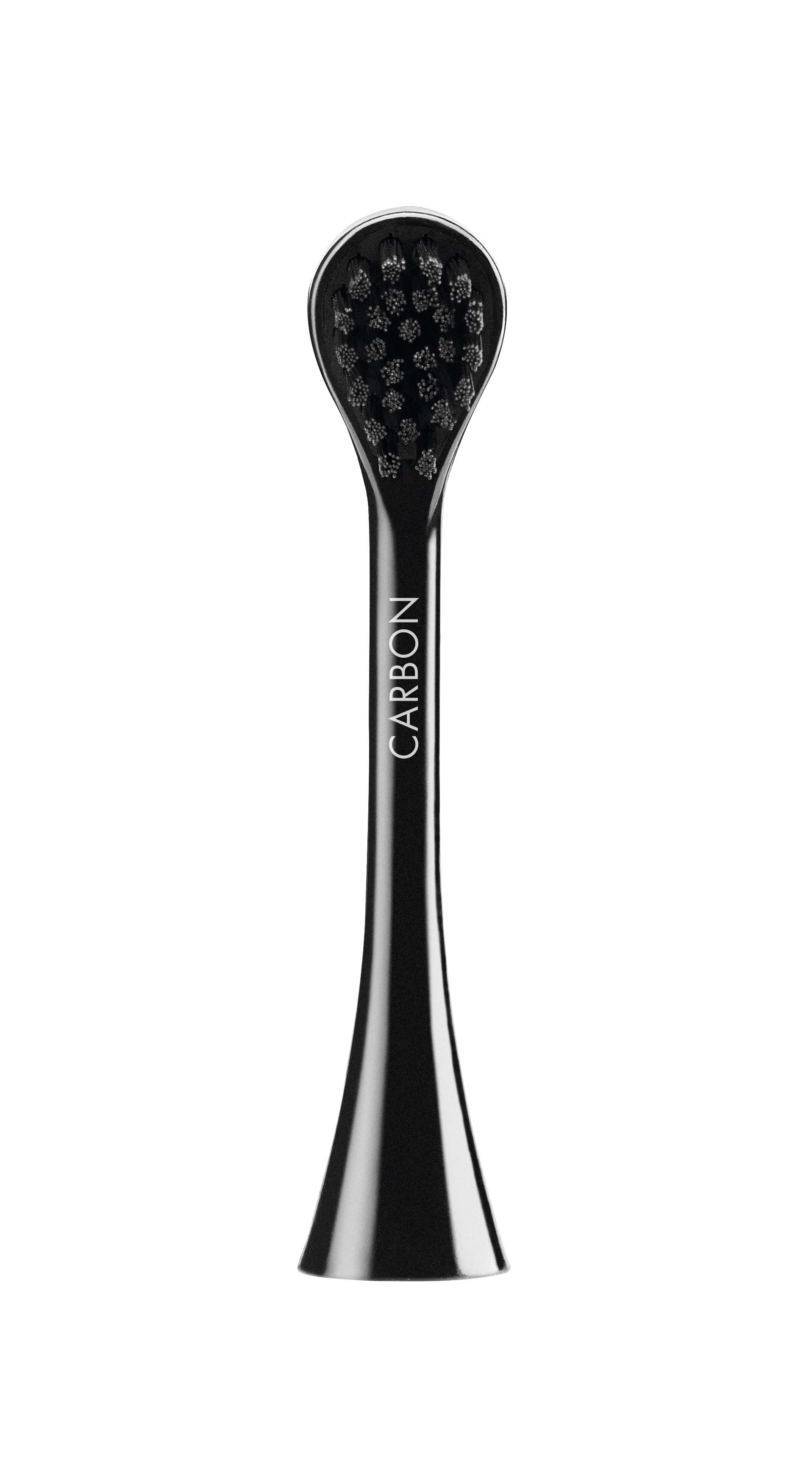 Curaprox Hydrosonic Black is White sonic toothbrush tête de brosse en carbone duo pack 2 pce
