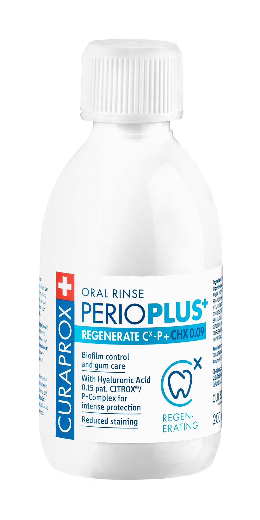 Image of Curaprox Perio Plus Regenerate CHX 0.09 % Fl 200 ml