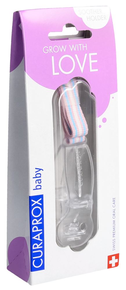 Image of Curaprox Schnullerhalter transparent