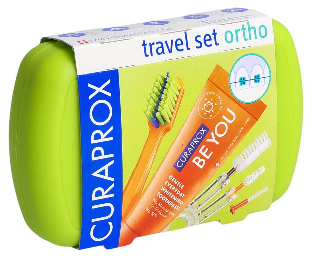 Curaprox travel set ortho verde