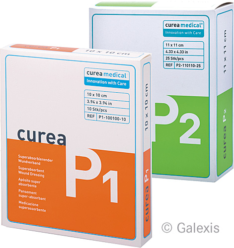 Curea P2 plaie de blessure avec la grille de distance 11x11cm 10 pce