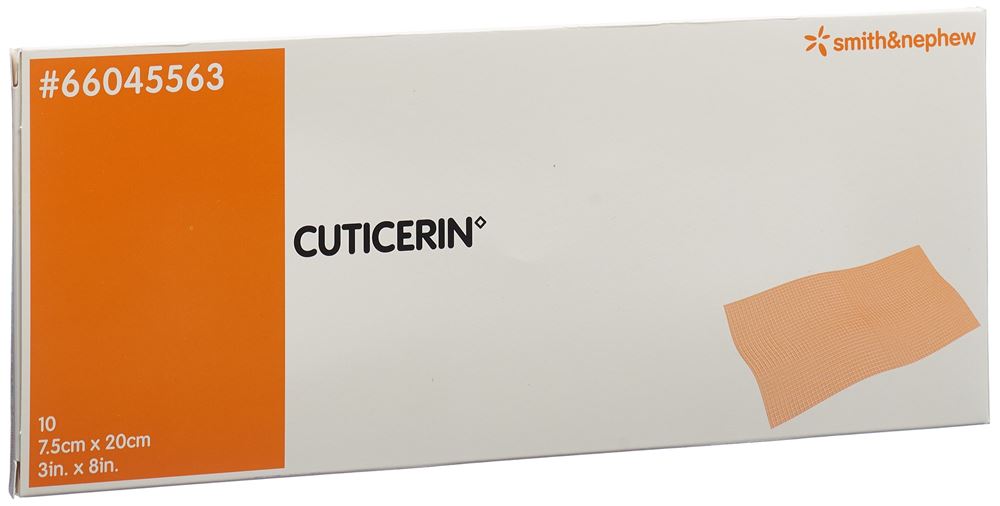 Cuticerin Salbenkompresse 7.5x20cm 10 Stk