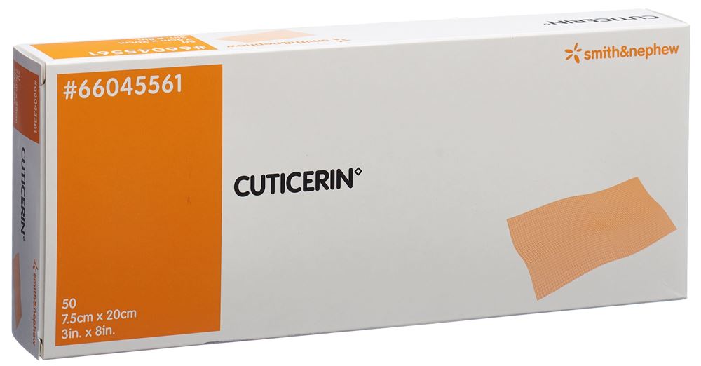 Cuticerin Salbenkompresse 7.5x20cm 50 Stk