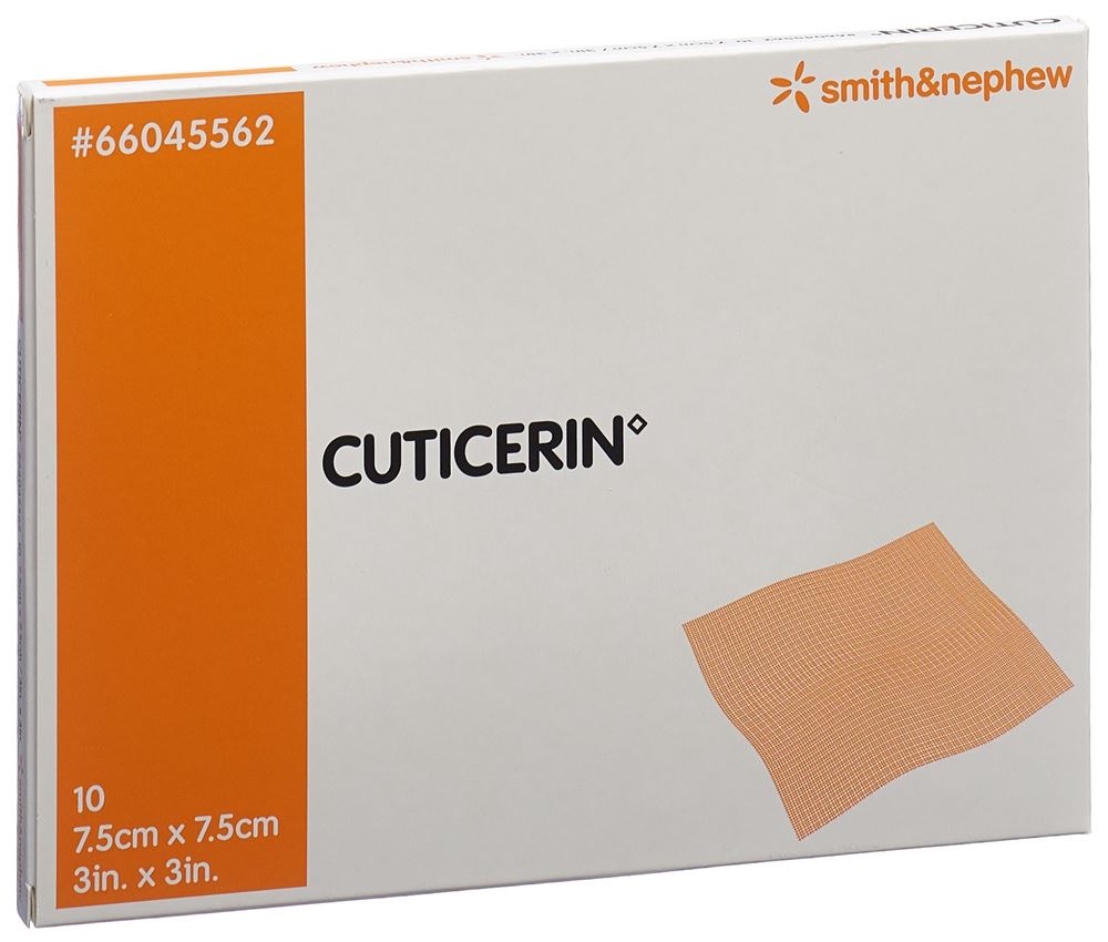 Cuticerin Salbenkompresse 7.5x7.5cm 10 Stk