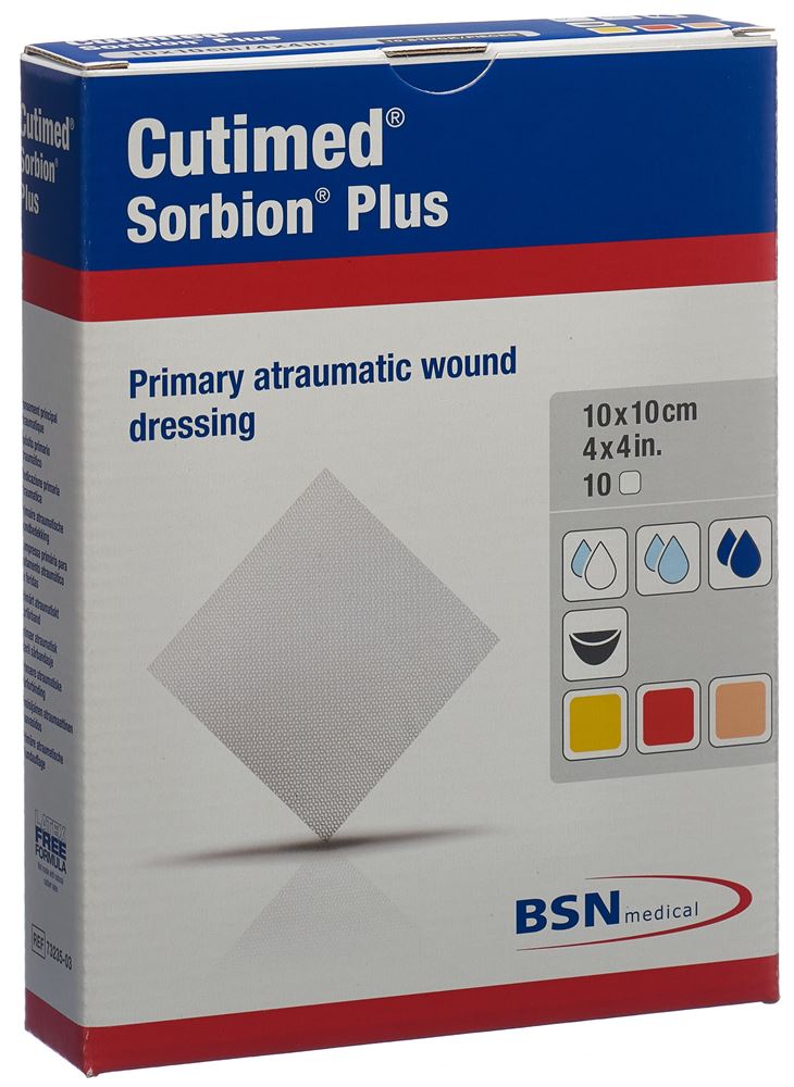 Image of Cutimed Sorbion Plus 10x10cm 10 Stk