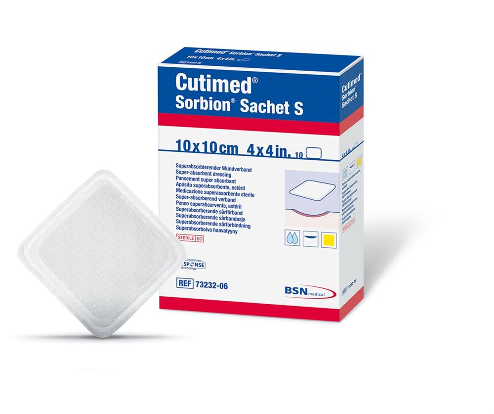 Cutimed Sorbion Sachet S 15x15cm 10 Stk