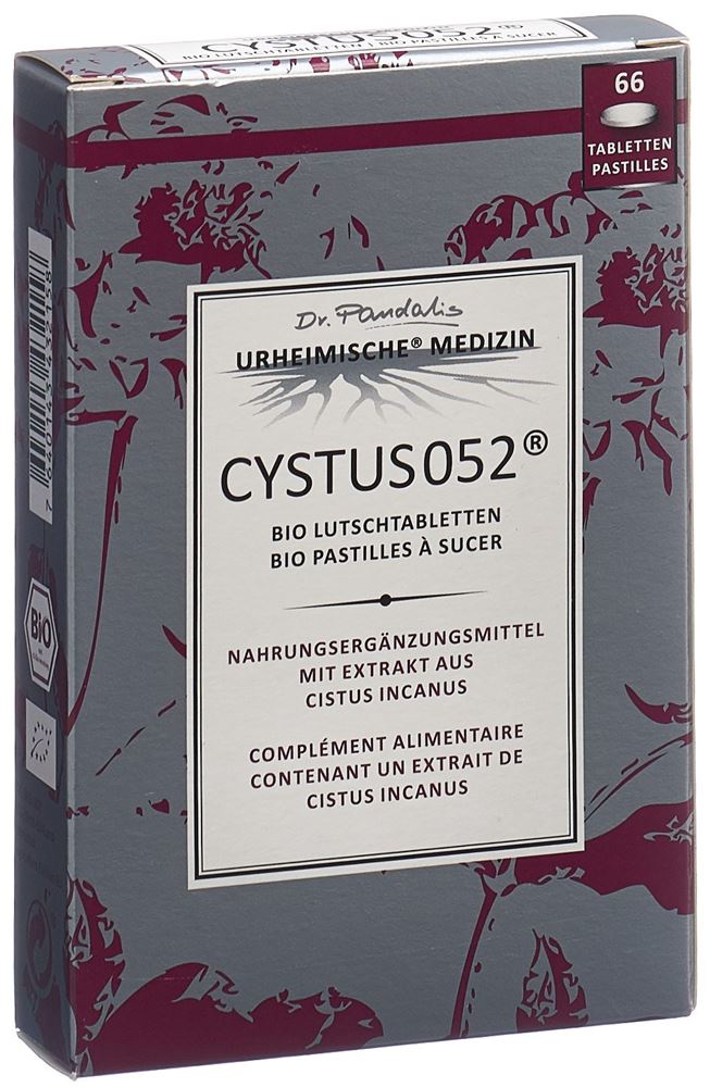 Cystus 052 bio pastilles à sucer 66 pce