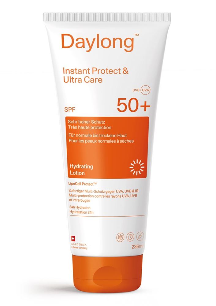 Daylong Instant Protect & Ultra Care Lotion hydrating Spf50+ Tb 236 ml