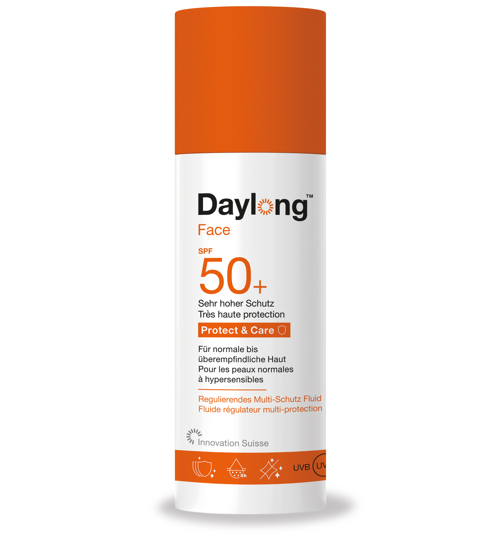 Daylong Protect & Care Face Multi-Schutz Fluid LSF/SPF 50+ Disp 50 ml | Sonnenschutz