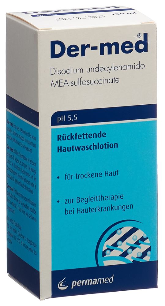 Der-med Rückfettende Hautwaschlotion extra mild: product photo