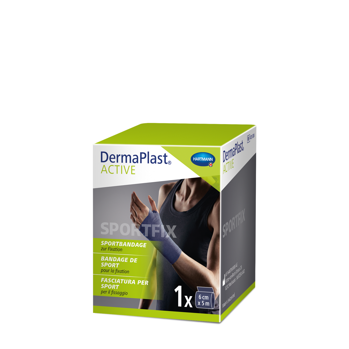 Image of DermaPlast Active Sportbandage 6cmx5m blau