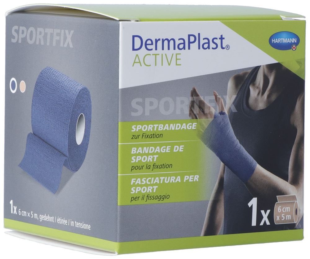 DermaPlast Active bandage sport 6cmx5m bleu