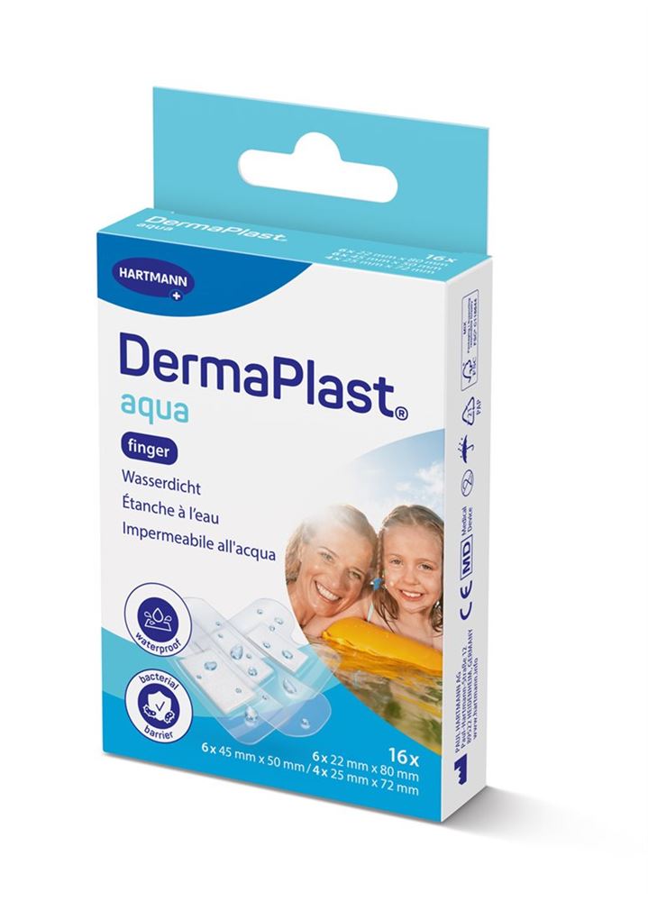 Image of DermaPlast Aqua Finger Mix 16 Stk