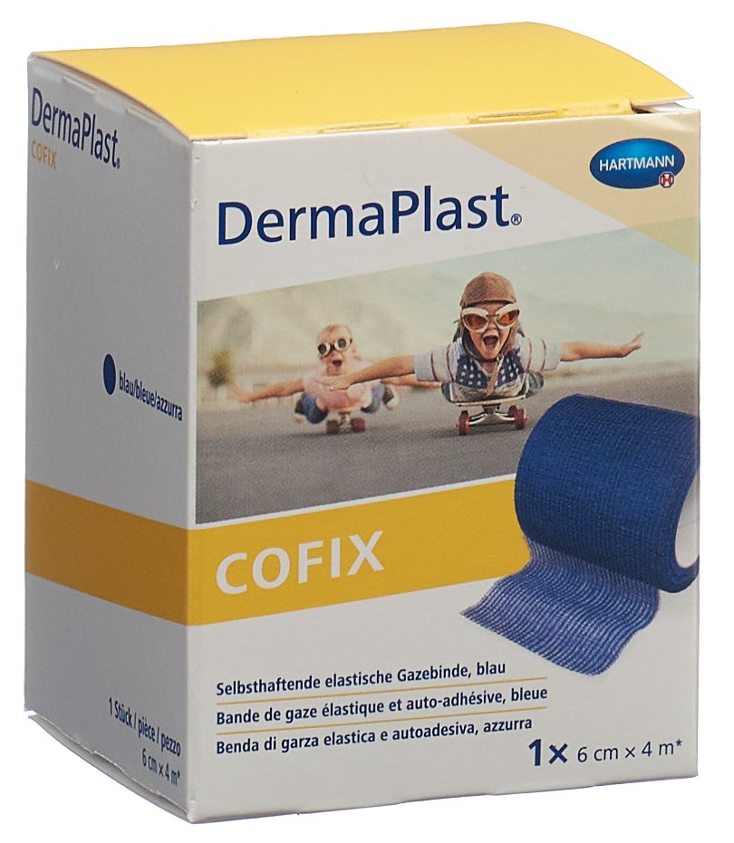 DermaPlast CoFix 6cmx4m bleu