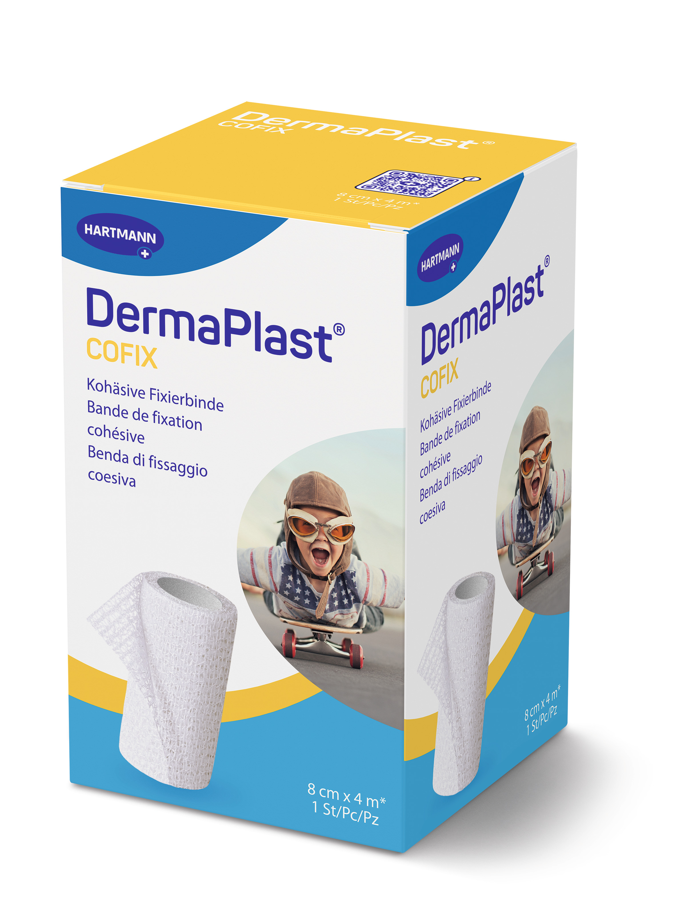 DermaPlast CoFix 8cmx4m weiss