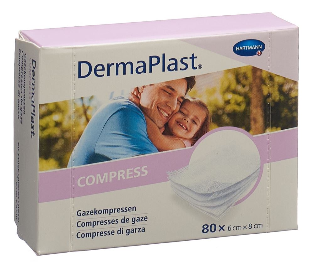 Image of DermaPlast Compress 6x8cm 80 Stk